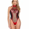 Roma R-LI649, Cupid And Flourish Heart Teddy -Funky Lingerie Outlet LI649 65318.1702564816