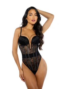 Roma R-LI711, Lace And Satin Teddy