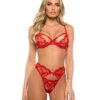 Roma R-LI718, Baroque Heart Top And Bottom -Funky Lingerie Outlet LI718 92565.1733337250
