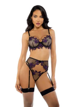 Roma R-LI723, Flower Accent Garter Set