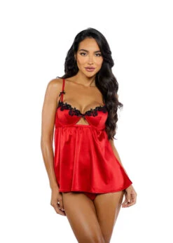 Roma R-LI758, Red Satin Babydoll
