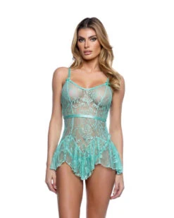 R-LI801, Floral Lace Chemise By Roma