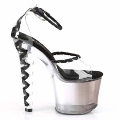 Pleaser | Lovesick-712T, Tint Stripper Platform Sandal With Corset Style -Funky Lingerie Outlet LOVESICK 712T C B FDB13 24781.1615785652