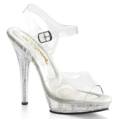Lip-108MG, 5" Clear Ankle Strap With Mini