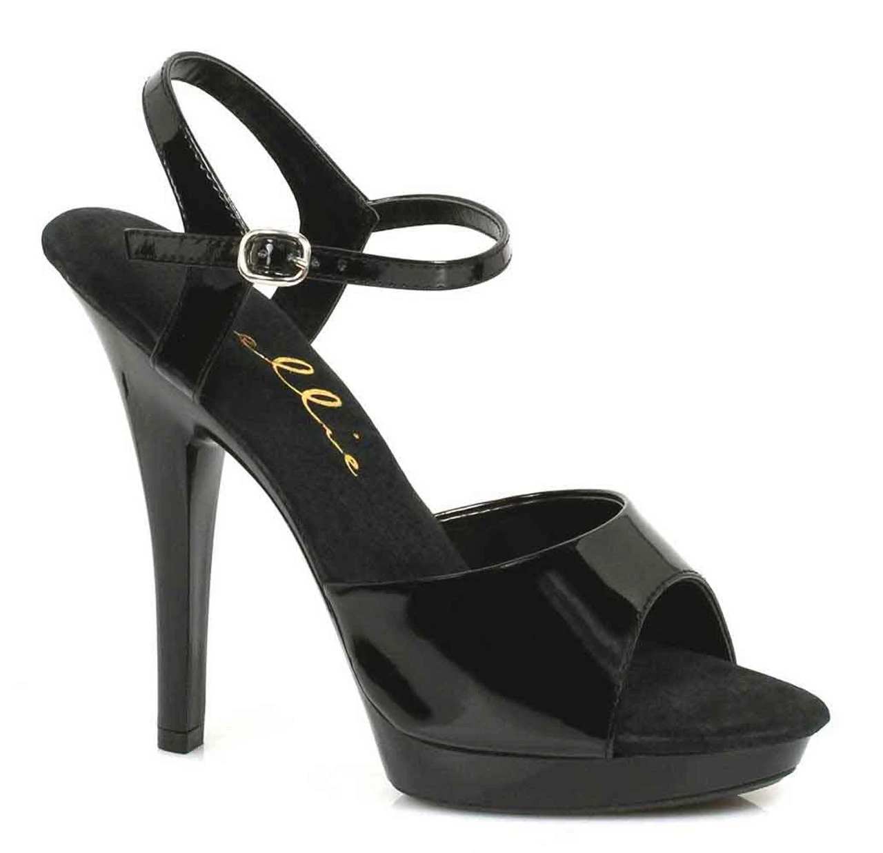 M-Juliet 5" Black Heel Ankle Strap Sandal 3 M-Juliet 5" Black Heel Ankle Strap Sandal