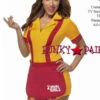 2 Broke Girls Waitress Costume 1 2 Broke Girls Waitress Costume -Funky Lingerie Outlet M1313 83437.1412640256