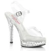 MAJESTY-508SDT, 5" Strap Sandal Rhinestones Studded Platform By Fabulicious -Funky Lingerie Outlet MAJESTY 508SDT 35460.1645033330