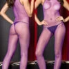 MUSIC LEGS ML-1329, Sleeveless Purple BodyStocking -Funky Lingerie Outlet ML 1329 29219.1406831590