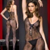 MUSIC LEGS ML-1471, Rhinestone Buckle BodyStocking -Funky Lingerie Outlet ML 1471 41438.1406831732