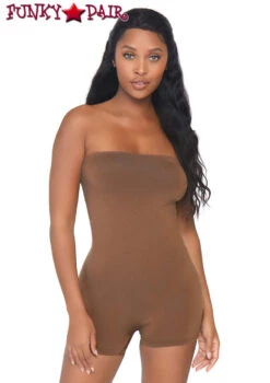 NK001, Seamless Strapless Romper -Funky Lingerie Outlet NK001 01 Tan 79867.1556608413