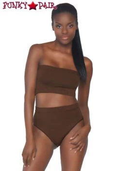 NK003, Bandeau Top And High Waist Bottom