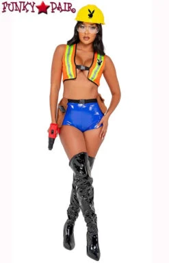 PB143, Playboy Construction Cutie Costume -Funky Lingerie Outlet PB143 FP 71419.1693415492