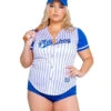 PB159Q, Playboy Baseball Homerun Hottie Plus Size Costume -Funky Lingerie Outlet PB159Q 2 27045.1724737458