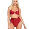 PBLI119, Playboy Mesh Bra And Thong Set 2 PBLI119, Playboy Mesh Bra And Thong Set -Funky Lingerie Outlet PBLI119 Burg 42602.1738042600