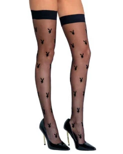 PBLI122, Playboy Bunny Sheer Stocking