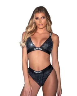 Playboy PBLI159, Rhinestones Bralette Set