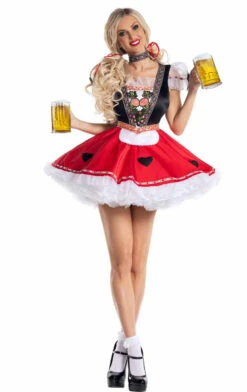 PK2219, Sweetheart Beer Maiden Costume -Funky Lingerie Outlet PK2219 frt 2 16507.1724261141