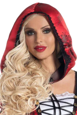 PK2225, Brocade Riding Hood Costume -Funky Lingerie Outlet PK2225 Detail 2 27080.1724296557