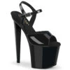 PLEASER RAZZLE-809, 8 Inch Diamond Shape Heel Platform Sandal