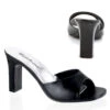 ROMANCE-301-2, Square Heel Slide Shoes