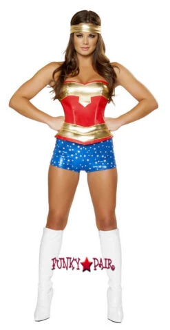 Roma R-4375, Heroine Girl Costume -Funky Lingerie Outlet R 4375 87836.1413193170