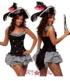 S2163, Fiery Pirate Costume