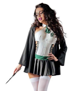 S2270, Slytherin School Girl Costume By Starline