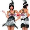 S3019, Broadwalk Flapper Costume -Funky Lingerie Outlet S3019 24983.1406852296