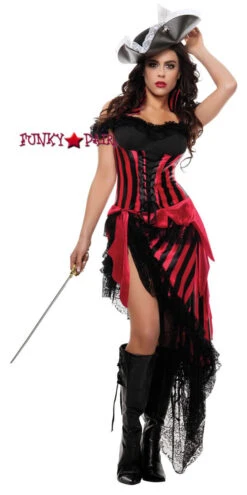 S4321, Black Beards Beloved Costume -Funky Lingerie Outlet S4321 F 57269.1409788967