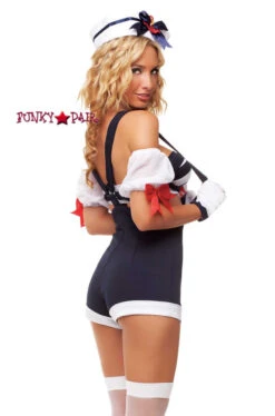 S4530, Makin' Waves Sailor Costume 5 S4530, Makin' Waves Sailor Costume -Funky Lingerie Outlet S4530 B 53289.1409807298