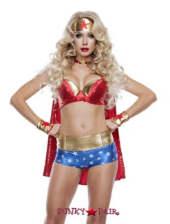 S5003, Sexy 2pc. Wonder Super Hero Costume