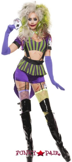 S5140, Mad Gambler Costume -Funky Lingerie Outlet S5140 Mad Gambler 74637.1665422697