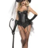 S5159, Black Spider Witch Romper Costume -Funky Lingerie Outlet S5159 31290.1597885338