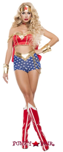 S5165, Sexy Wonder Power Costume -Funky Lingerie Outlet S5165 Star Power 93278.1442045747