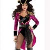 S6033, Sexy Swashbuckler Romper Costume -Funky Lingerie Outlet S6033 96548.1603221334