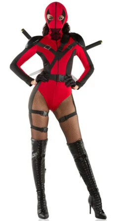 S6115, Dead Assassin Romper Costume -Funky Lingerie Outlet S6115 4 35518.1660021762