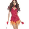 S7007, Flaming Diva Costume -Funky Lingerie Outlet S7007 76617.1597884706