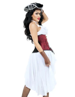 Fancy Women's Pirate Costume -Funky Lingerie Outlet S9009 High Seas Honey Bk 68219.1567490640