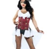 Fancy Women's Pirate Costume -Funky Lingerie Outlet S9009 High Seas Honey Ft 38377.1567490647