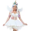 Women's UniCorn Dress Costume -Funky Lingerie Outlet S9028 Pastel Pony Ft 29407.1597609768