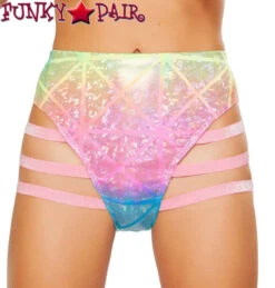 Roma SH3281, Rave Mermaid High Strapped Shorts -Funky Lingerie Outlet SH3281 LaserMulti 28479.1466532111.1200 08241.1639510370