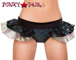 Roma Rave Mermaid Shorts With Attached Skirts SH3287 -Funky Lingerie Outlet SH3287 Black 48749.1466552265.1200 54569.1576369695