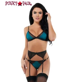 Top With O-ring Detail And Matching Bottom By Starline Lingerie -Funky Lingerie Outlet SL7009 Strapping Diversion Ft 83382.1542336012