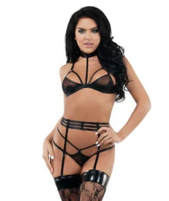 Mesh And Lace Bra And Panty Set By Starline