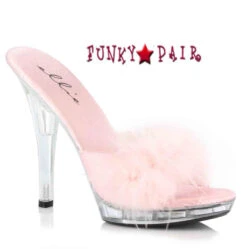 Sasha, 5" Platform Marabou Slipper 13 Sasha, 5" Platform Marabou Slipper -Funky Lingerie Outlet Sasha pink 06572.1611086407