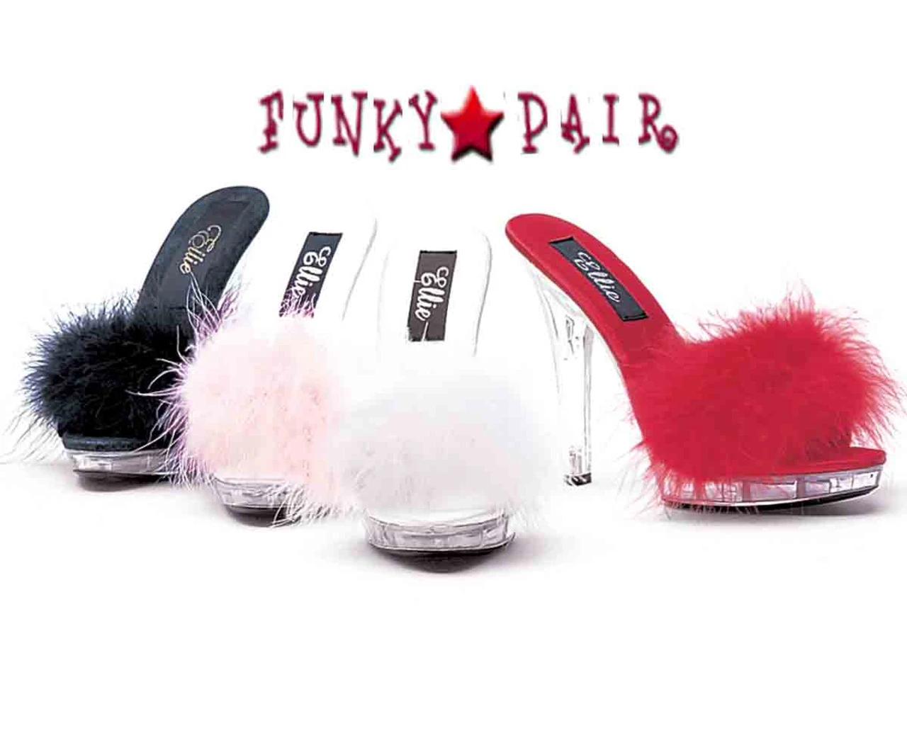 Sasha, 5" Platform Marabou Slipper 4 Sasha, 5" Platform Marabou Slipper - Image 2