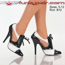 Pleaser | Seduce-458, 5 Inch Cutout Spectator Pump -Funky Lingerie Outlet Seduce 458 14038.1564289973