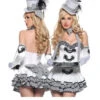 T0064, White Cigarette Girl Costume 1 T0064, White Cigarette Girl Costume -Funky Lingerie Outlet T0064 95531.1713370019