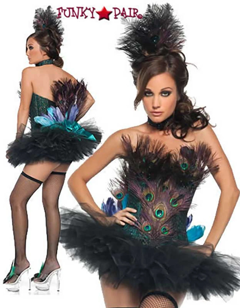 T0071, Peacock Princess Costume 4 T0071, Peacock Princess Costume - Image 2