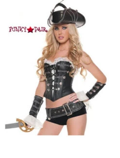 T0073, Sexy Rouge Pirate Costume